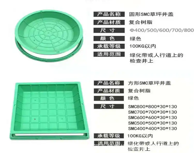 石龙镇树脂复合种植井盖展示